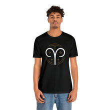 Load image into Gallery viewer, Aries Unisex Jersey Short Sleeve Tee, Zodiac, Astrology, Sign