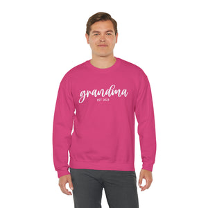 Grandma Est. 2023 Unisex Heavy Blend™ Crewneck Sweatshirt