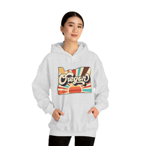 Retro Oregon Unisex Heavy Blend™ Hooded Sweatshirt