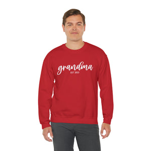 Grandma Est. 2023 Unisex Heavy Blend™ Crewneck Sweatshirt