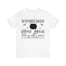 Load image into Gallery viewer, Witches Brew T-shirt, Witches Brew Coffee House, Happy Halloween, Halloween T-shirt