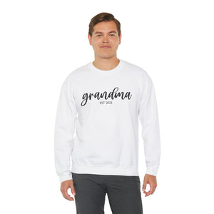 Grandma Est. 2023 Unisex Heavy Blend™ Crewneck Sweatshirt