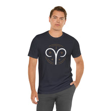 Load image into Gallery viewer, Aries Unisex Jersey Short Sleeve Tee, Zodiac, Astrology, Sign