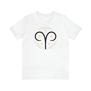 Aries Unisex Jersey Short Sleeve Tee, Zodiac, Astrology, Sign