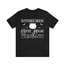 Load image into Gallery viewer, Witches Brew T-shirt, Witches Brew Coffee House, Happy Halloween, Halloween T-shirt