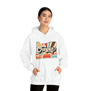 Retro Oregon Unisex Heavy Blend™ Hooded Sweatshirt