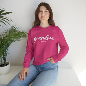 Grandma Est. 2023 Unisex Heavy Blend™ Crewneck Sweatshirt