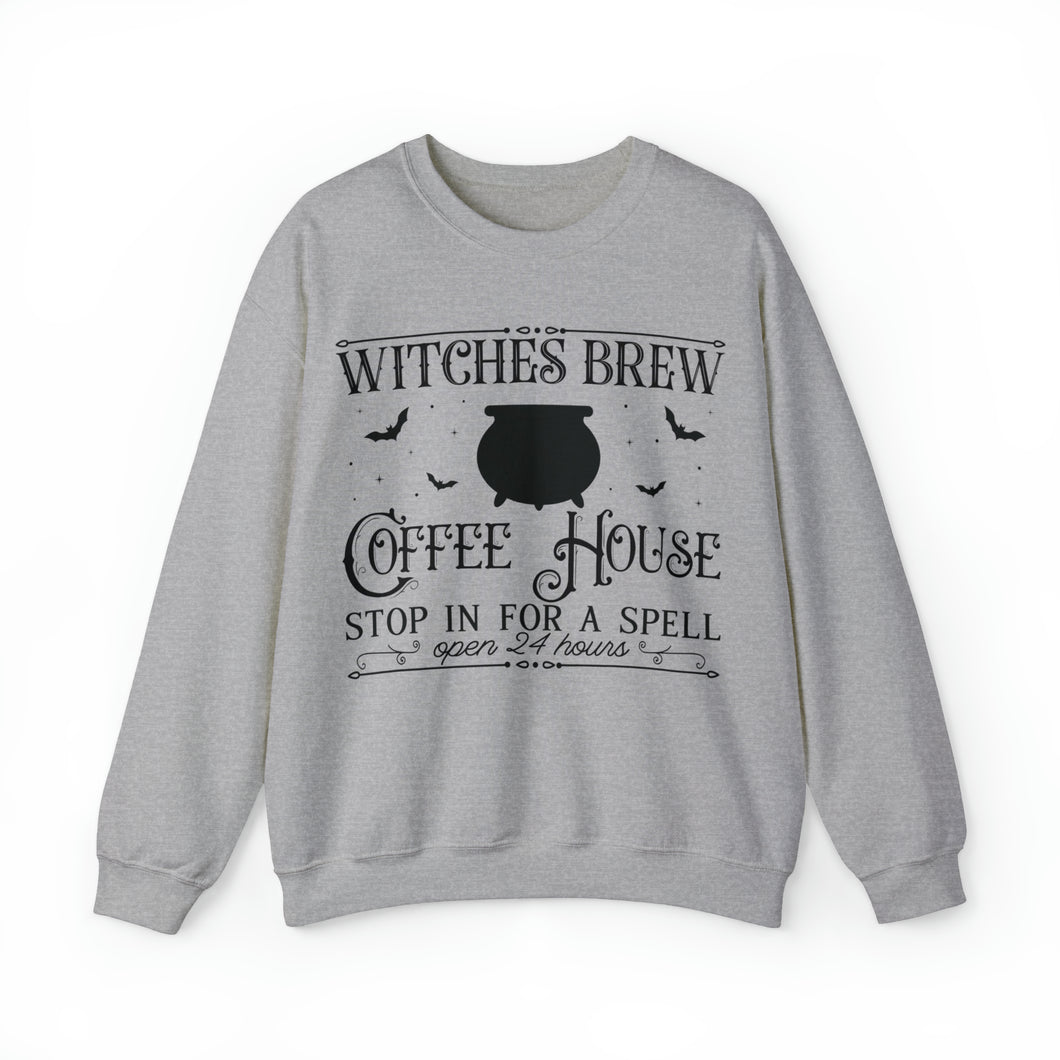 Witches Brew Coffe House Sweatshirt, Witches Brew, Happy Halloween, Trick or Treat