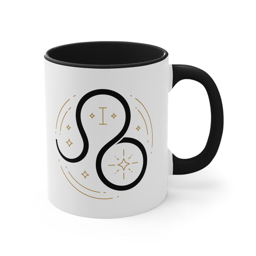 Leo Accent Coffee Mug, 11oz Zodiac Astrology Sign