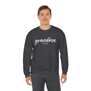 Grandma Est. 2023 Unisex Heavy Blend™ Crewneck Sweatshirt