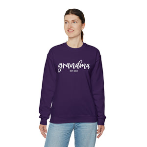 Grandma Est. 2023 Unisex Heavy Blend™ Crewneck Sweatshirt