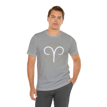 Load image into Gallery viewer, Aries Unisex Jersey Short Sleeve Tee, Zodiac, Astrology, Sign