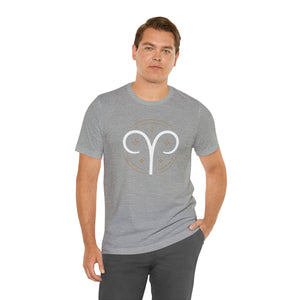 Aries Unisex Jersey Short Sleeve Tee, Zodiac, Astrology, Sign