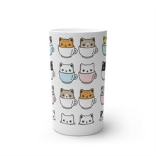 Load image into Gallery viewer, Coffee Cats Conical Coffee Mugs (3oz, 8oz, 12oz)