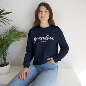 Grandma Est. 2023 Unisex Heavy Blend™ Crewneck Sweatshirt