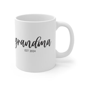 Grandma Est. 2024 Ceramic Mug 11oz