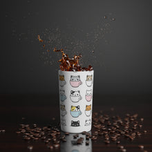 Load image into Gallery viewer, Coffee Cats Conical Coffee Mugs (3oz, 8oz, 12oz)