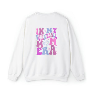 In My Volleyball Mom Era Unisex Heavy Blend™ Crewneck Sweatshirt