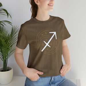 Sagittarius Unisex Jersey Short Sleeve Tee Zodiac, Astrology, Sign