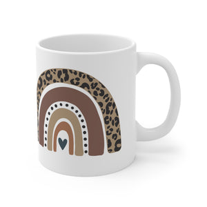 Leopard Rainbow Ceramic Mug 11oz