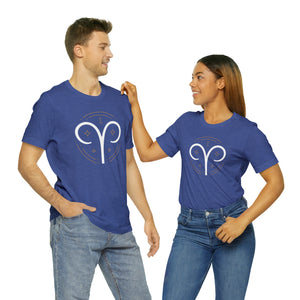 Aries Unisex Jersey Short Sleeve Tee, Zodiac, Astrology, Sign