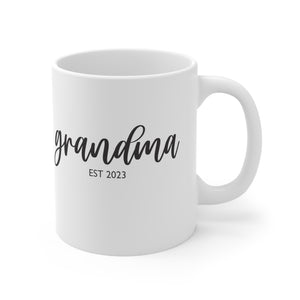 Grandma Est. 2023 Ceramic Mug 11oz