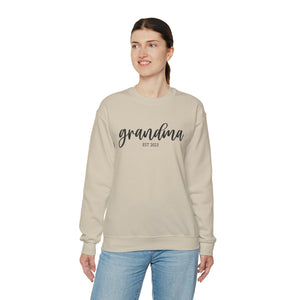 Grandma Est. 2023 Unisex Heavy Blend™ Crewneck Sweatshirt