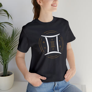 Gemini Unisex Jersey Short Sleeve Tee Zodiac, Astrology, Sign