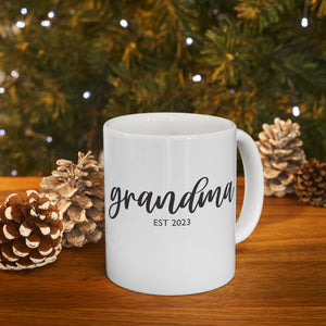 Grandma Est. 2023 Ceramic Mug 11oz