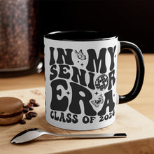 Load image into Gallery viewer, In My Senior Era Class of 2024 Accent Coffee Mug, 11oz