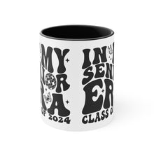 Load image into Gallery viewer, In My Senior Era Class of 2024 Accent Coffee Mug, 11oz