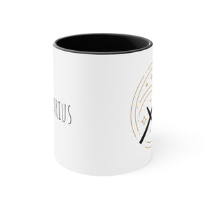 Sagittarius Accent Coffee Mug, 11oz Zodiac Astrology Sign