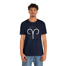 Load image into Gallery viewer, Aries Unisex Jersey Short Sleeve Tee, Zodiac, Astrology, Sign