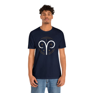 Aries Unisex Jersey Short Sleeve Tee, Zodiac, Astrology, Sign