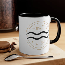 Load image into Gallery viewer, Aquarius Accent Coffee Mug, 11oz Zodiac Astrology Sign