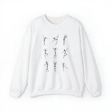 Load image into Gallery viewer, Ballet Skeleton Sweatshirt, Spooky Dancer, Happy Halloween, Halloween Skeleton