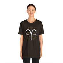 Load image into Gallery viewer, Aries Unisex Jersey Short Sleeve Tee, Zodiac, Astrology, Sign