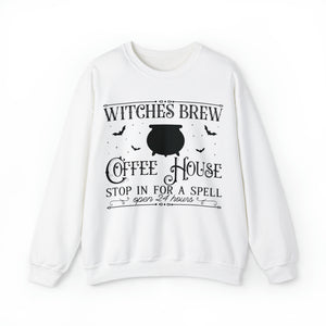 Witches Brew Coffe House Sweatshirt, Witches Brew, Happy Halloween, Trick or Treat