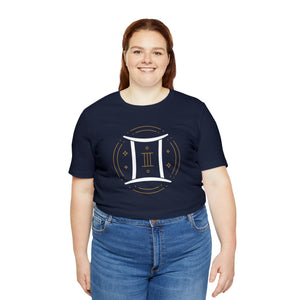 Gemini Unisex Jersey Short Sleeve Tee Zodiac, Astrology, Sign