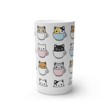 Load image into Gallery viewer, Coffee Cats Conical Coffee Mugs (3oz, 8oz, 12oz)