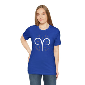 Aries Unisex Jersey Short Sleeve Tee, Zodiac, Astrology, Sign