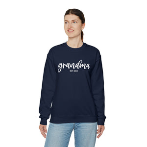 Grandma Est. 2023 Unisex Heavy Blend™ Crewneck Sweatshirt