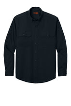 Load image into Gallery viewer, UNF SZ CornerStone® Long Sleeve Select Ripstop Shirt Navy Blue (CSW 174)