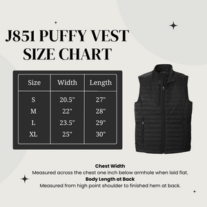 Wolf Creek Job Corps Puffy Vest (J851)