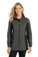 Load image into Gallery viewer, DINT Port Authority® Women's Active Hooded Soft Shell Jacket (L33)