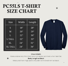 Load image into Gallery viewer, UNF SZ Long Sleeve Core Blend T-shirt (Navy PC55LS &amp; PC55LST)