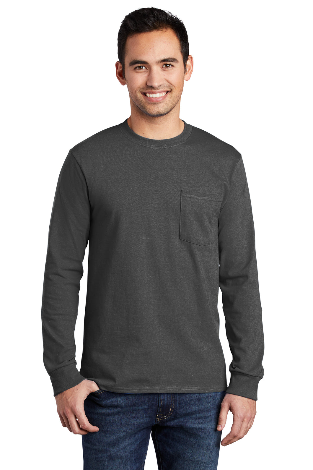 Smith River Hotshots Long Sleeve Pocket T-shirt (PC61LSP)