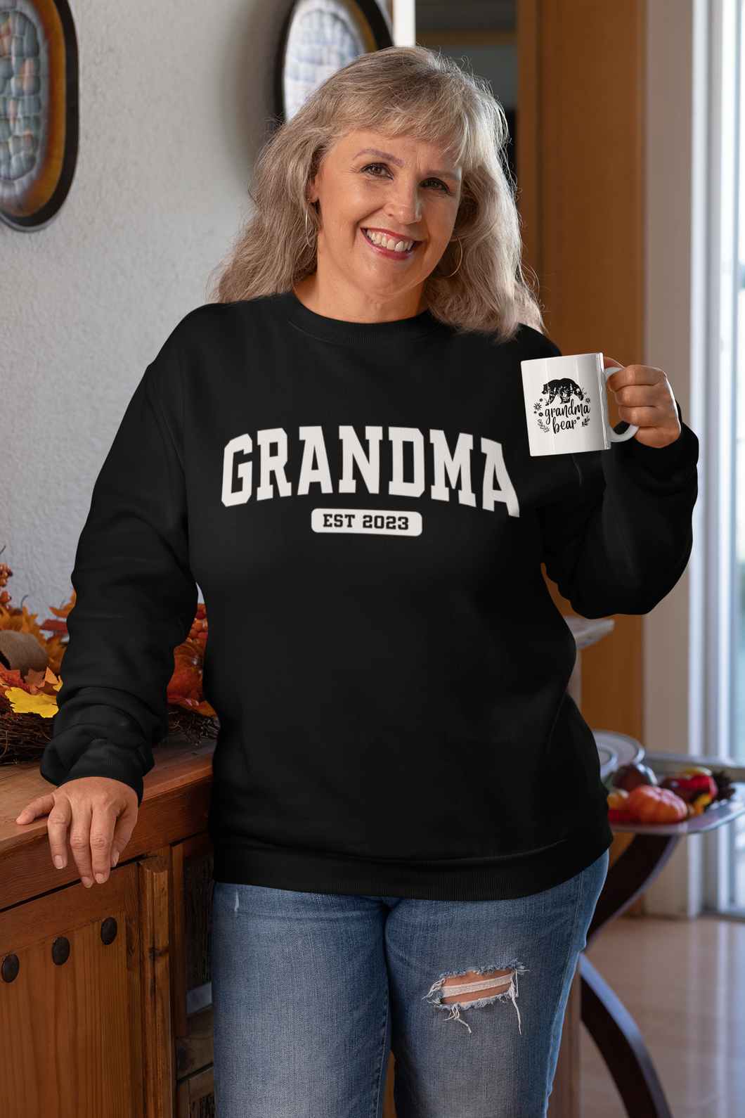 Grandma Est. 2023 Unisex Heavy Blend™ Crewneck Sweatshirt